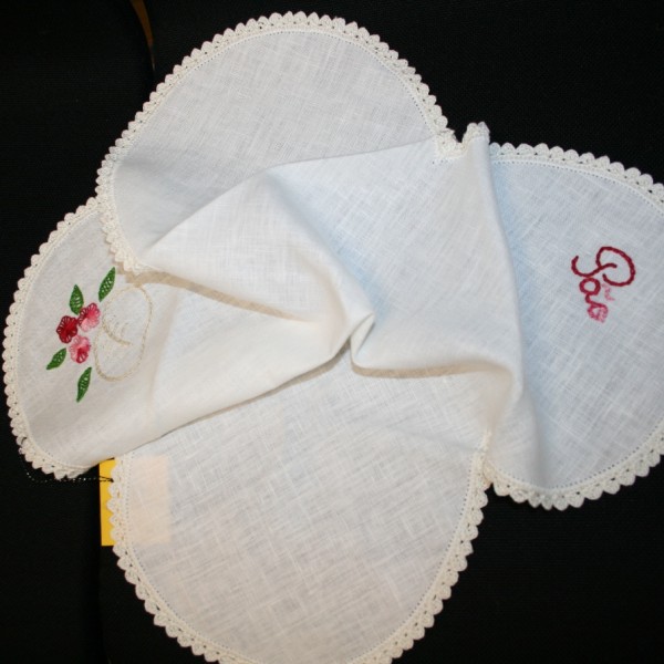 Pano para o Cesto do Pão Bordado à Mão