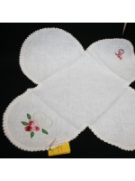 Pano para o Cesto do Pão Bordado à Mão