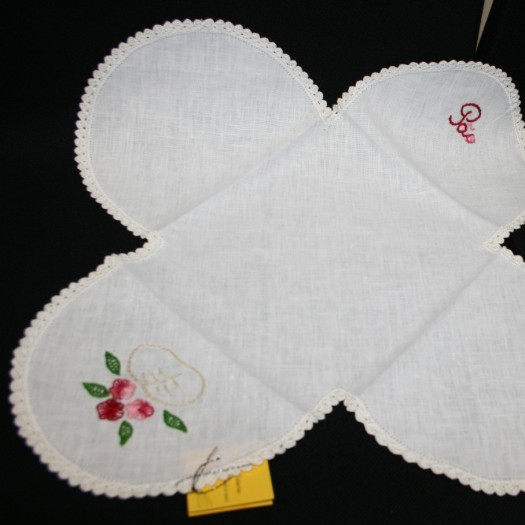 Pano para o Cesto do Pão Bordado à Mão