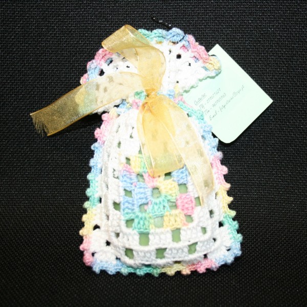 Porta Sabonete em Croché 