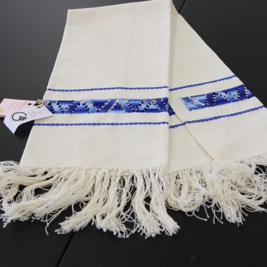 Toalha de Lavatório Bordada com Bainha Tecida - Mod. 2