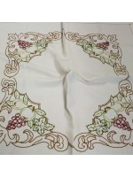 Toalha de Linho Bordada à Mão